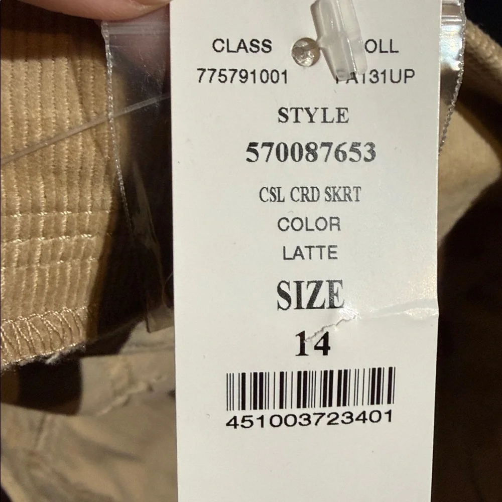 White House Black Market corduroy Mini Skirt